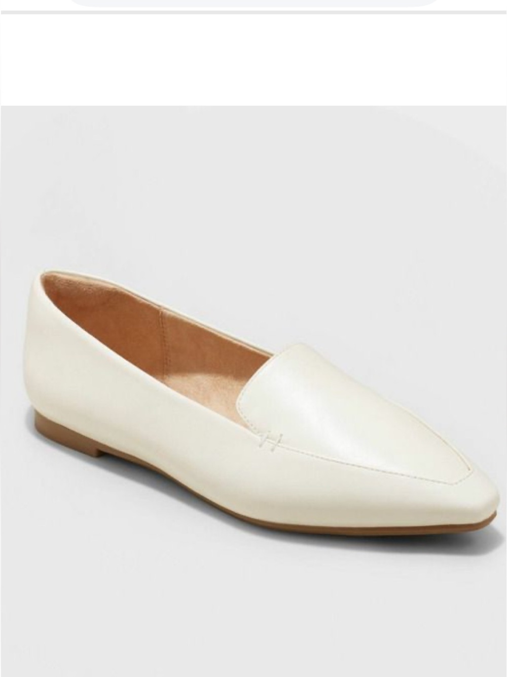 A New Day NWT Woman’s Cream Pointed Toe Slip-On Loafer
